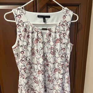 White House Black Market Abstract Pattern top